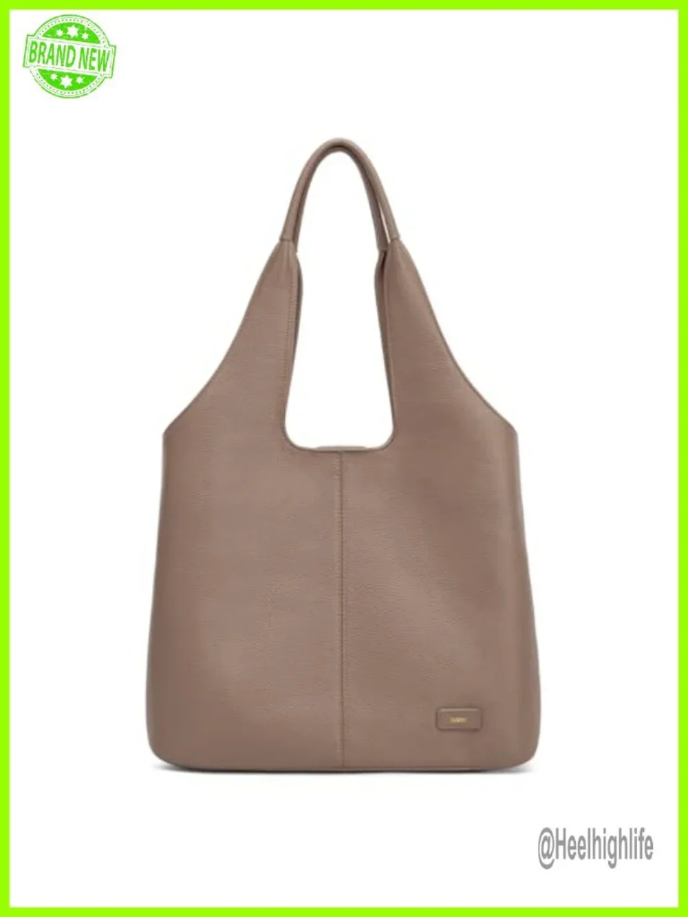 Top Grain Pebbled Cowhide Leather Tote Bag Hobo Shoulder Handbag Large Capacity
